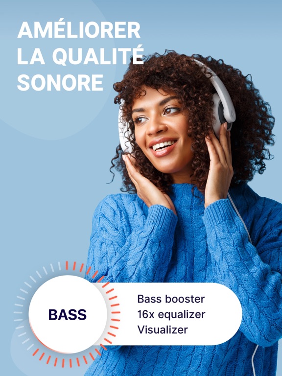 Screenshot #4 pour Égaliseur+ Lecteur de musique