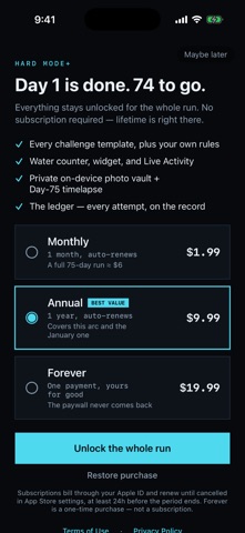 Hard Mode: Daily Discipline Screenshot 5 of 5