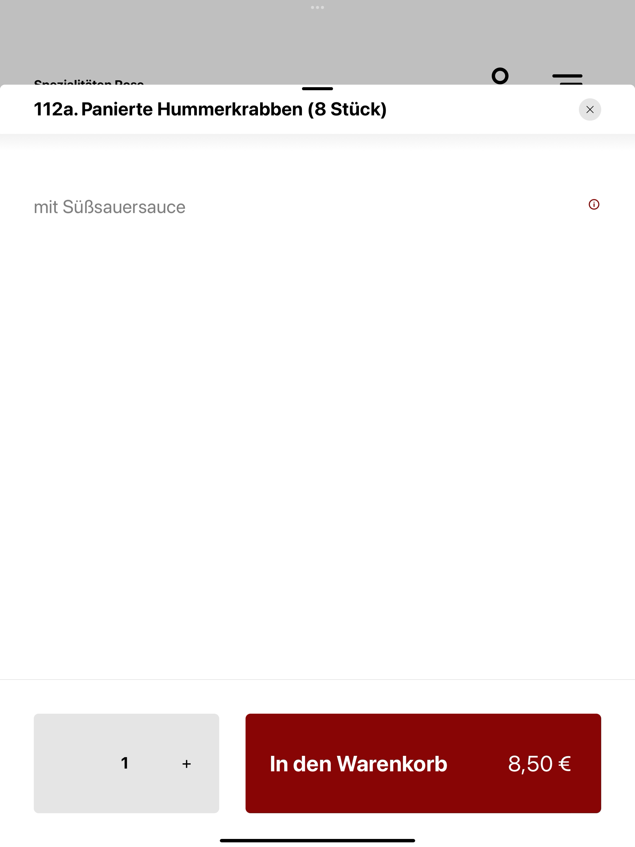 Spezialitäten Rose