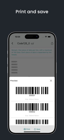 Barcode Flow iPhone screenshot
