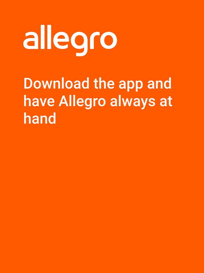 #1. Allegro (iOS) 由: Allegro Sp. z o.o.