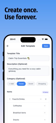 Double Check - Reusable Lists Screenshot 7 of 8