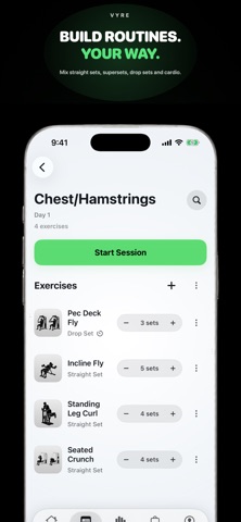 VYRE: Hybrid Workout Tracker Screenshot 4 of 6