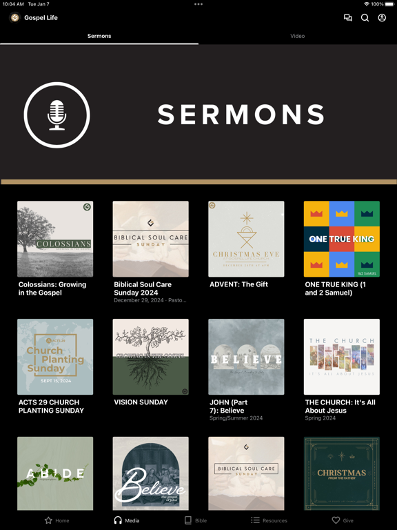 Screenshot #5 pour Gospel Life Church App
