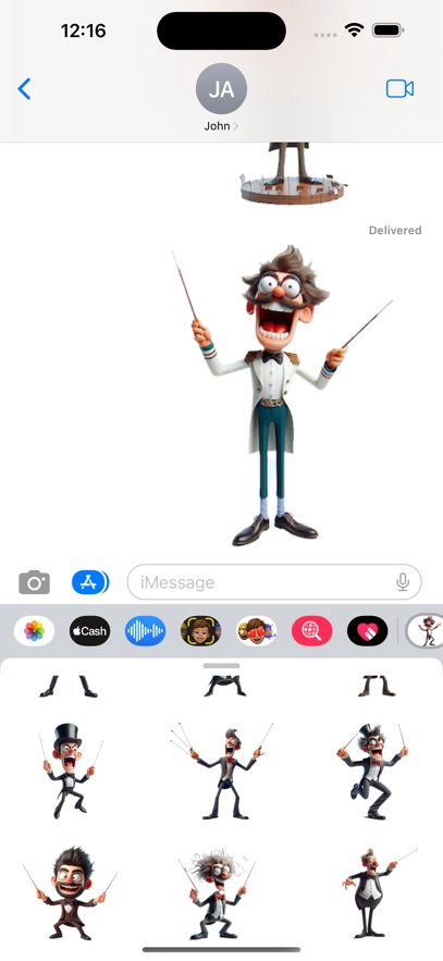 Wacky Conductor Stickers