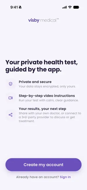 Visby Medical screenshot 1
