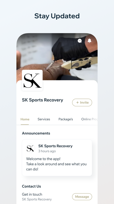 SK Sports Recovery Screenshot