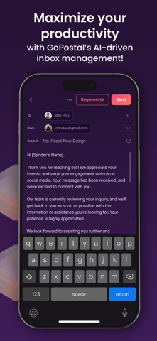 Go Postal - AI Email Assistant Screenshot 5 of 6
