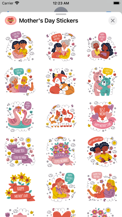 Screenshot #2 pour Mother's Day Stickers 2024