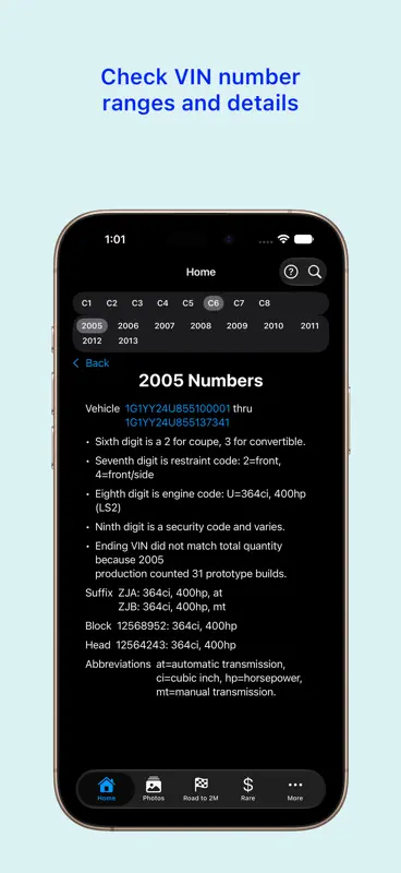 Vette Pocket Guide screenshot 2 of 10