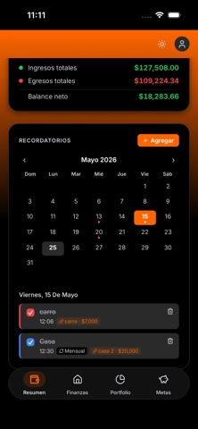 NVA Finanzas Personales screenshot