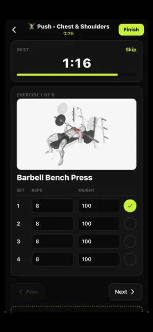 Gainlog: Fitness Tracker screenshot 3