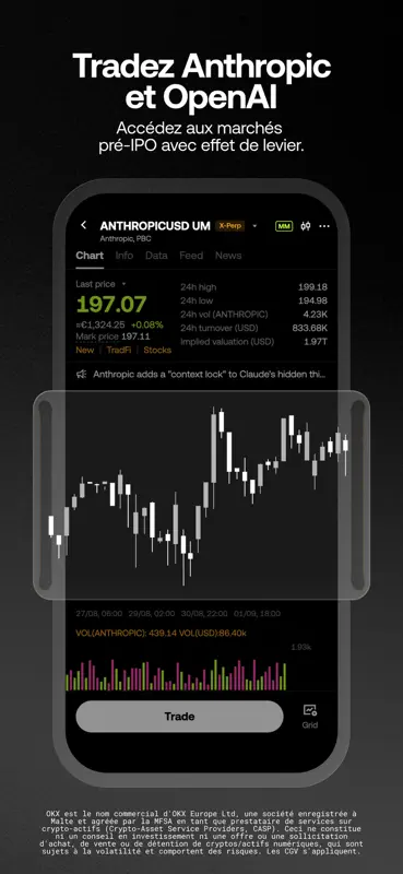 OKX - Achat & Earn BTC, DeFi screenshot 4 of 9