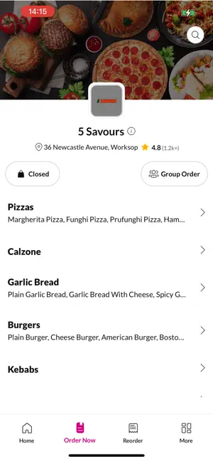 5 Savours Worksop screenshot 2