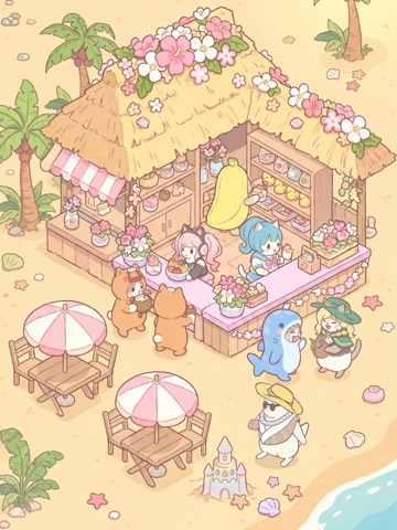 Cats Mansion - Cute Merge Game iPad screenshot