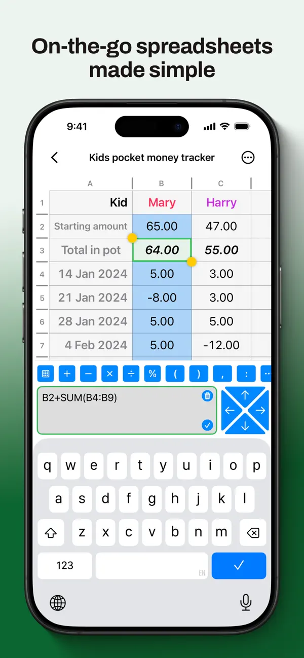 Screenshot #1 pour EasySheet