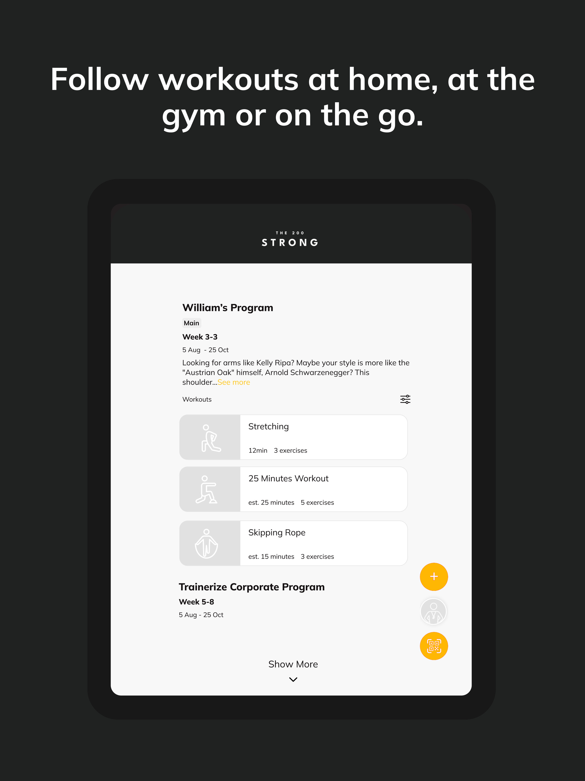 The 200 Strong App