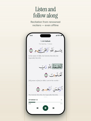 Qurany – Al-Quran & Khatam iPad screenshot 5