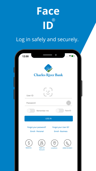 Charles River Bank Mobile Screenshot