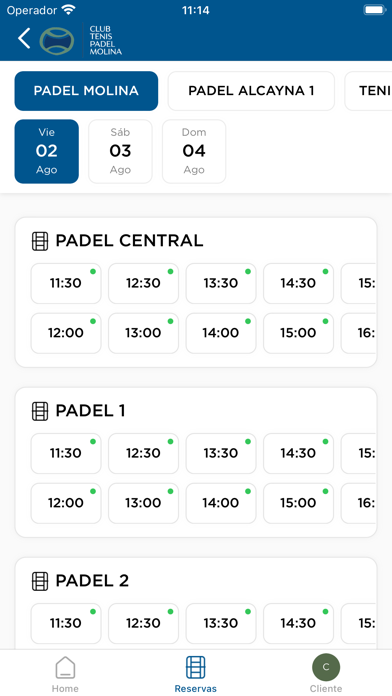 Club Tenis Padel Molina Screenshot