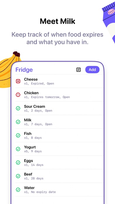Milk - Pantry & Groceries Screenshot