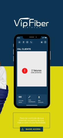 Vipfiber Cliente iPhone screenshot
