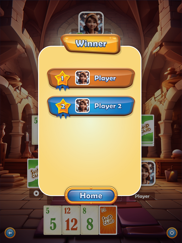 Skip Solitaire - Bo Card Game