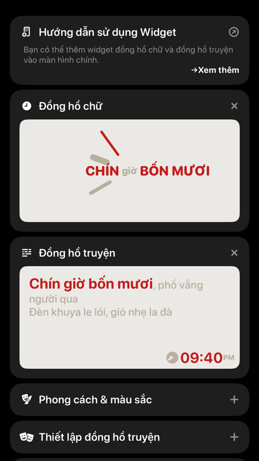 #1. Đồng hồ chữ (iOS) 게시자: Anh Lee