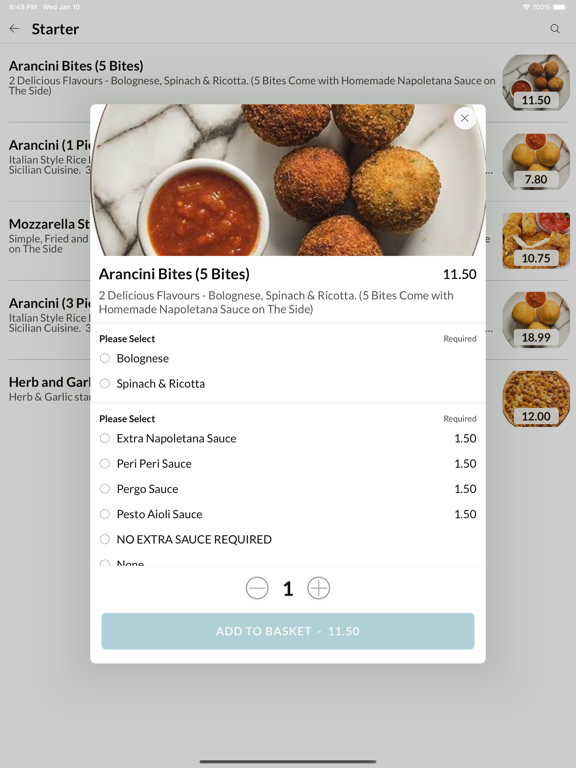 Screenshot #6 pour Arancini Pizza & Pasta Enmore