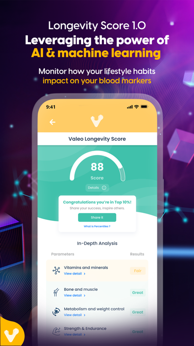 Valeo Health: At-home Wellness Screenshot