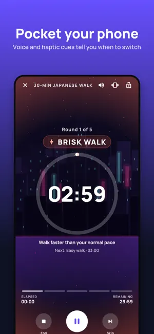 Japanese Walking: Timer & Plan screenshot 2