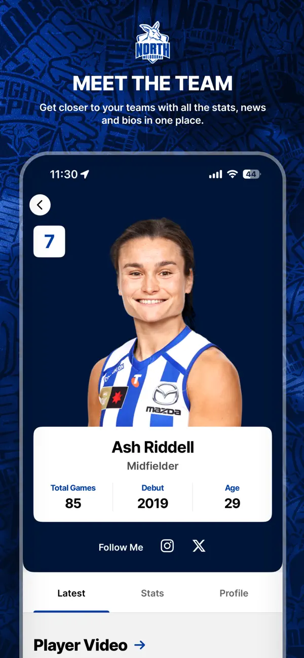 Screenshot #3 pour North Melbourne Official App