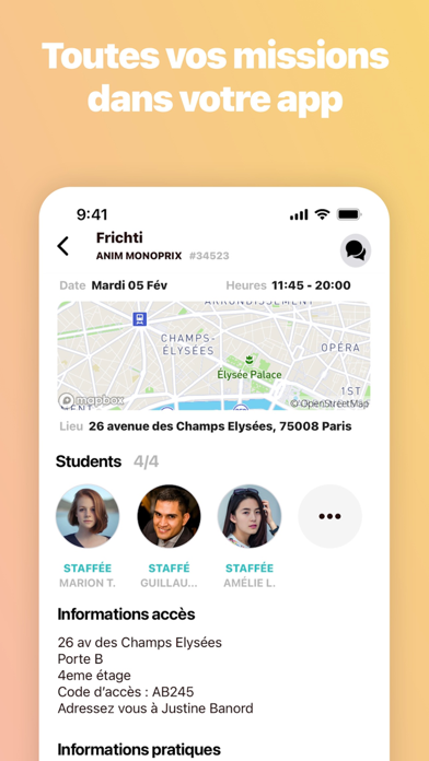 Screenshot #3 pour Student Pop - App Client