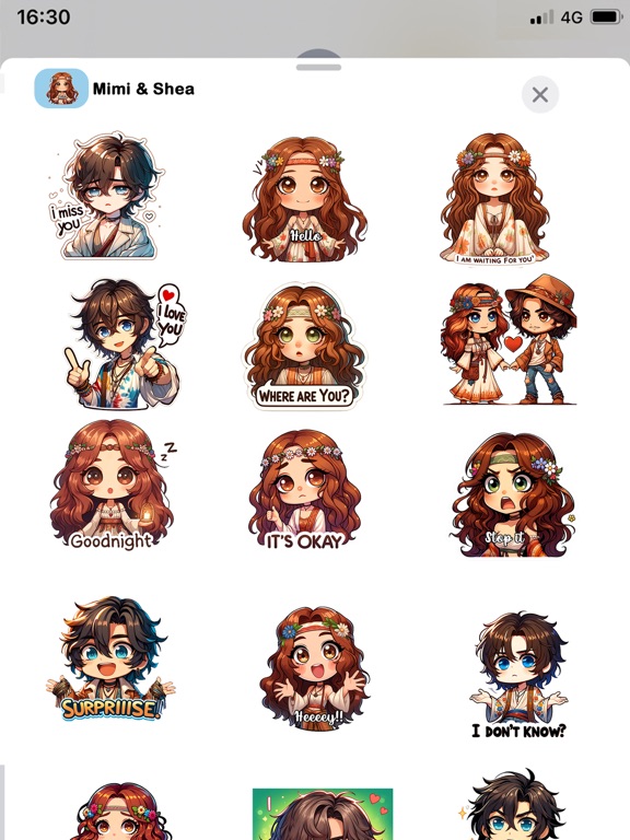 Screenshot #5 pour Mimi and Shea, Love Sticker