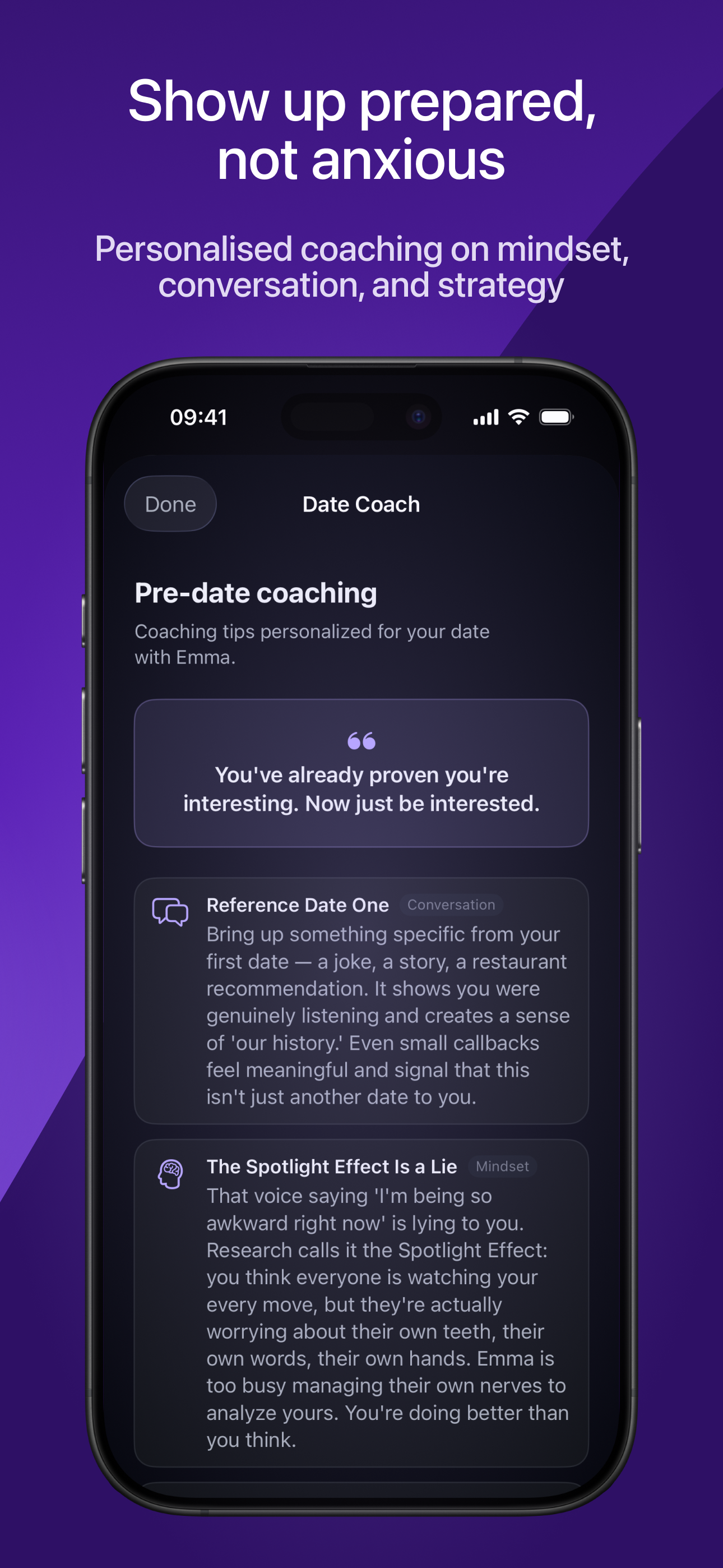 Relora: Date Topics & Coaching screenshot 6