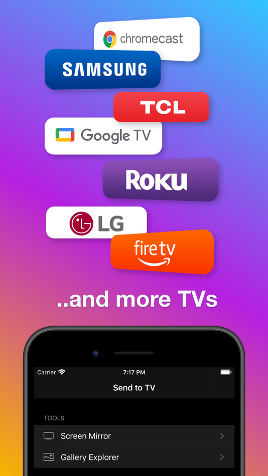 Send to TV • Cast photo video - 3.7.0 - (iOS)