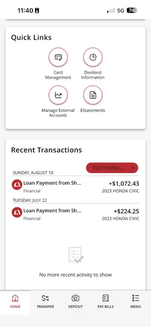 Mission Fed Mobile Banking screenshot 4