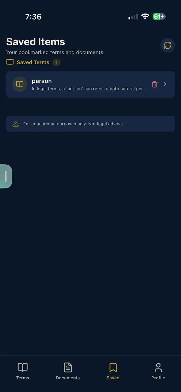 #1. LexArcana (iOS) By: Tekiah El Atem