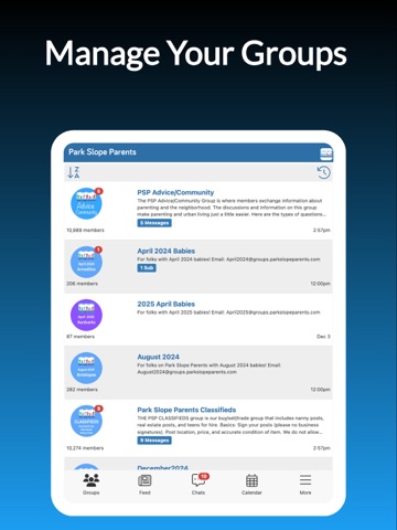 Park Slope Parents Groups App ipad screenshot 3