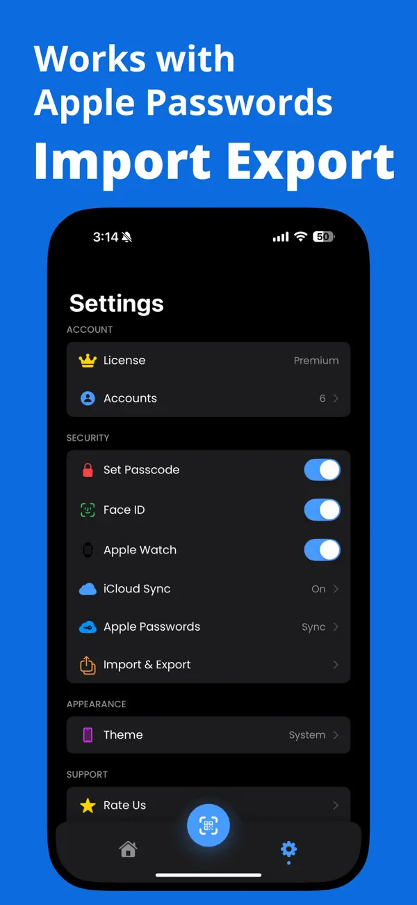 #5. Authenticator App† (iOS) Ved: Appqe