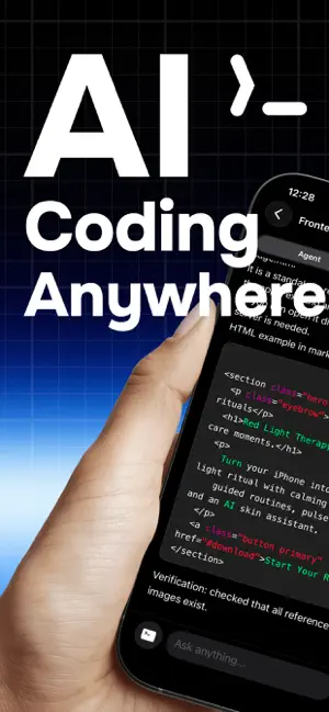 Mobile IDE for Codex AI GPT iPhone screenshot 1