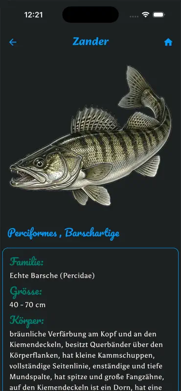Fischkarten: Fishing & Lernen screenshot 3 of 10