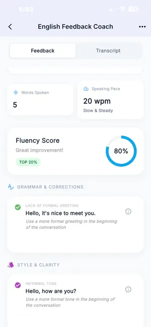 Spikato - Live English Tutor screenshot 4