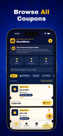 SaveWave Coupons and Deals iPhone screenshot 6