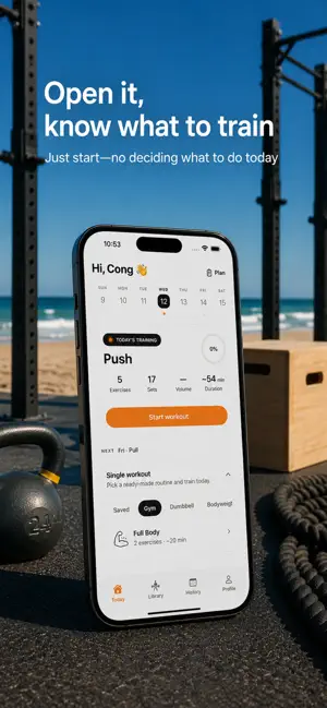 WeekFit - Workout Tracker screenshot 4