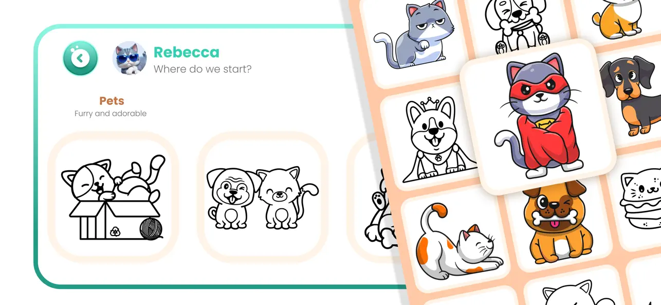 Screenshot #2 pour Coloriages pour les petits enf