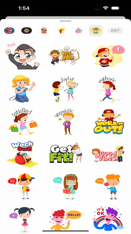 Cute Kids Strikers Set