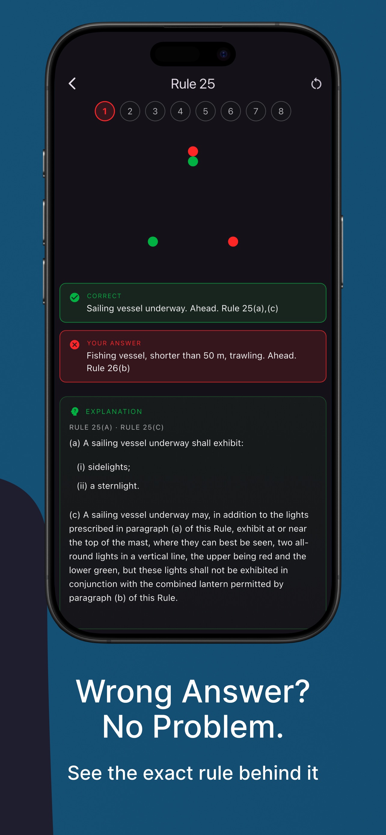 Screenshot 4 of COLREG 72: safety at sea