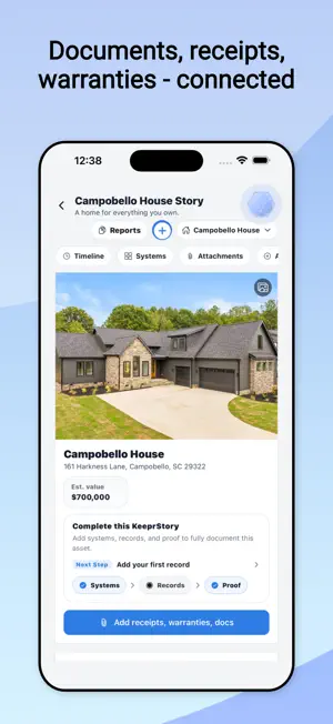 Keepr: Home & Asset Care screenshot 4