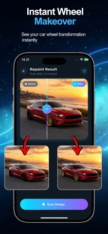 AI Car Custom – Paint & Design iPhone screenshot